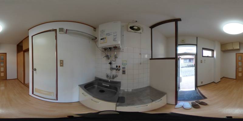 パノラマ画像キッチン