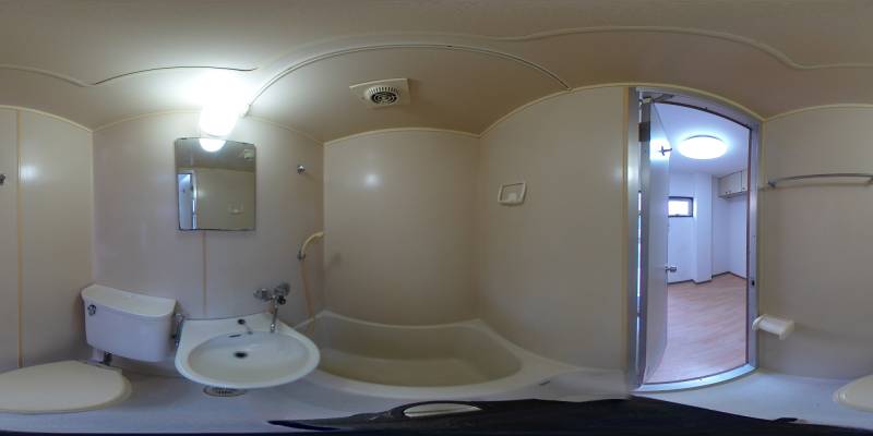 パノラマ画像バスルーム