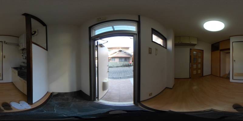 パノラマ画像玄関