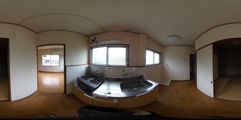 パノラマ画像キッチン