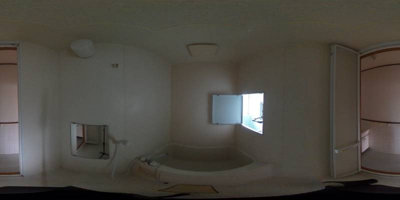パノラマ画像バスルーム