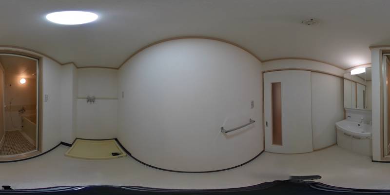 パノラマ画像洗面所