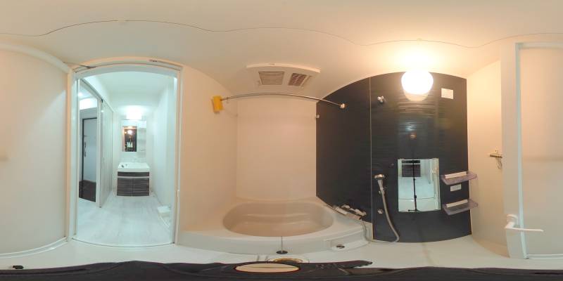 パノラマ画像バスルーム