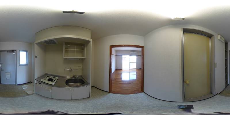 パノラマ画像キッチン