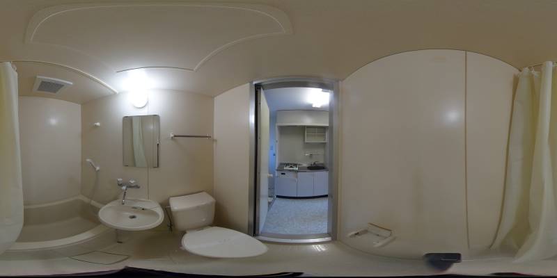 パノラマ画像バスルーム