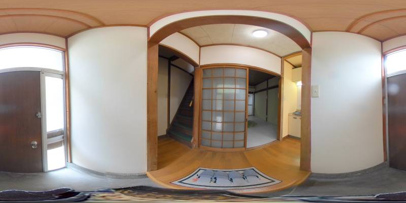 パノラマ画像玄関