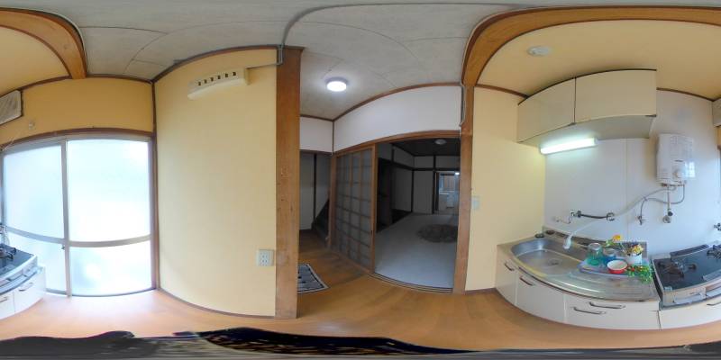 パノラマ画像キッチン