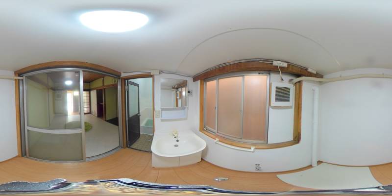 パノラマ画像洗面所