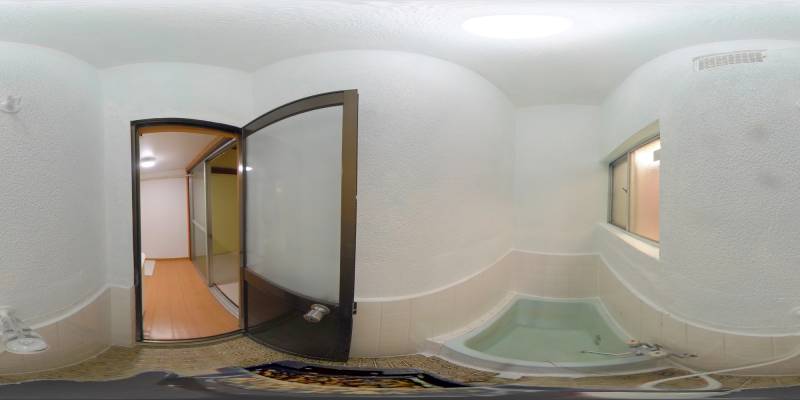 パノラマ画像バスルーム