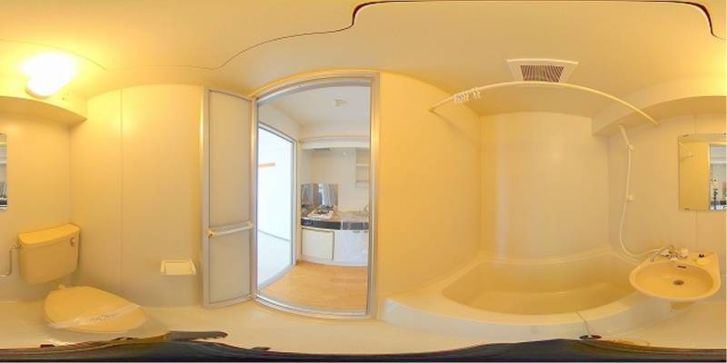 パノラマ画像バスルーム