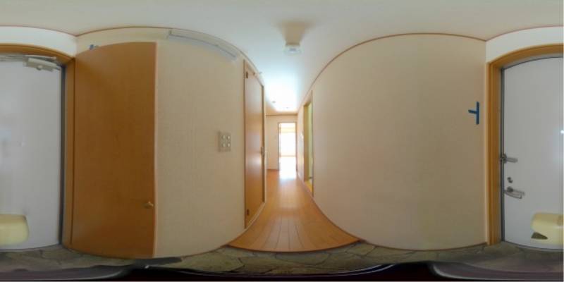 パノラマ画像玄関