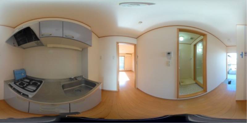 パノラマ画像キッチン