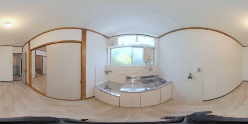 パノラマ画像キッチン