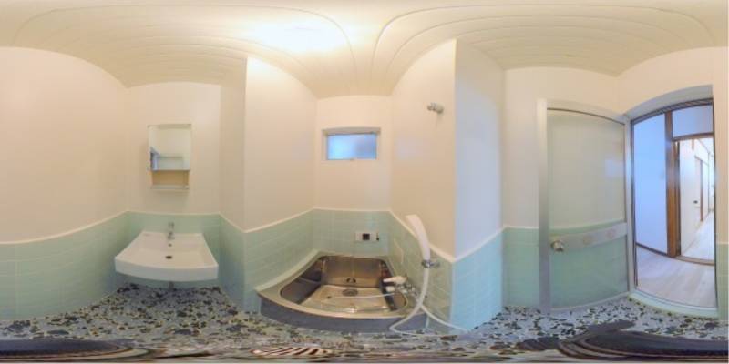 パノラマ画像バスルーム