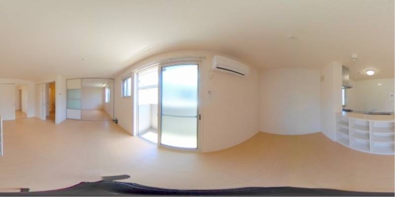 パノラマ画像リビング