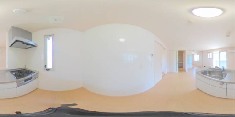 パノラマ画像キッチン