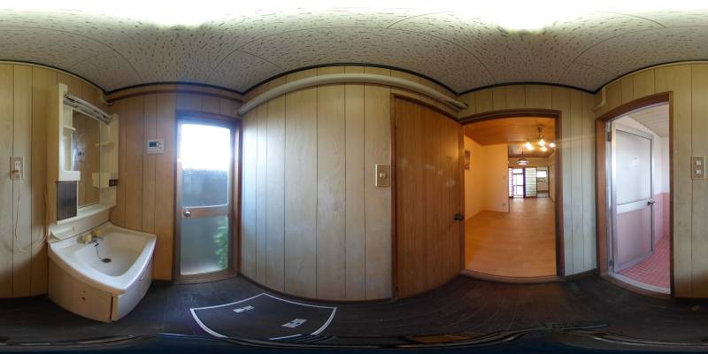 パノラマ画像洗面所