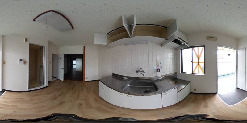 パノラマ画像キッチン