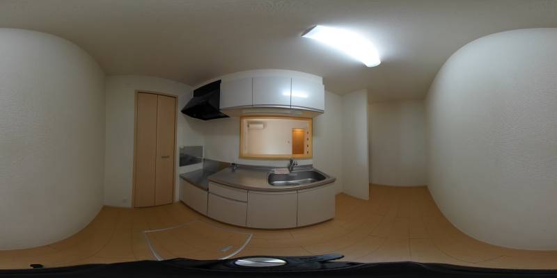 パノラマ画像キッチン
