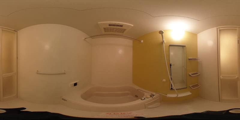 パノラマ画像バスルーム