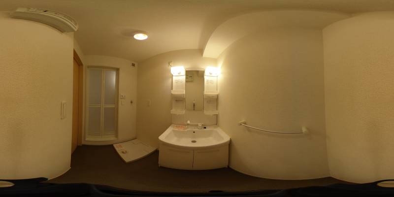 パノラマ画像洗面所