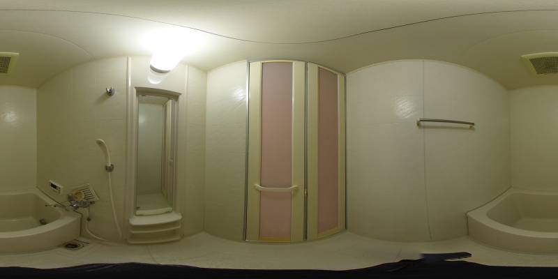 パノラマ画像バスルーム