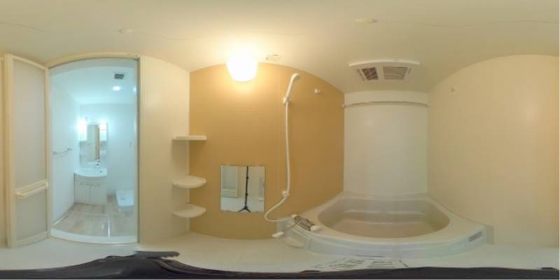 パノラマ画像バスルーム