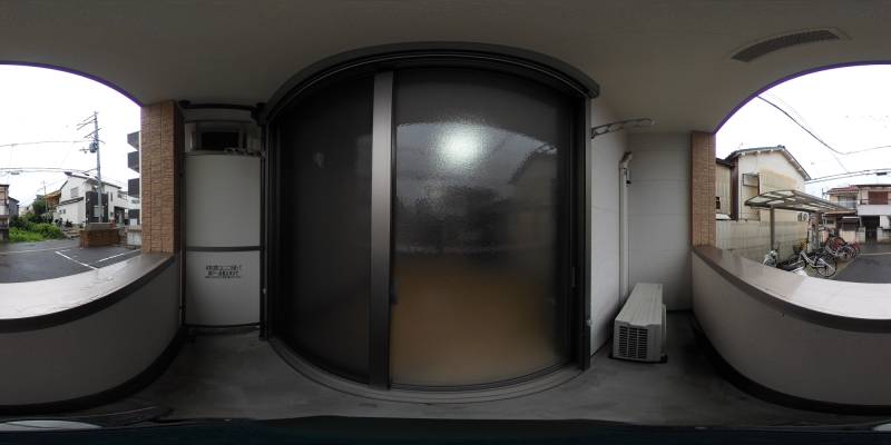 パノラマ画像バルコニー