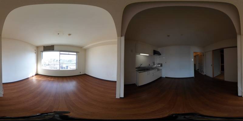 パノラマ画像リビング