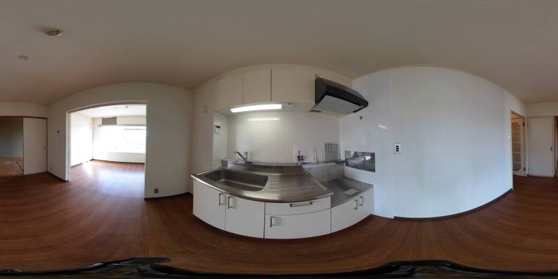 パノラマ画像キッチン