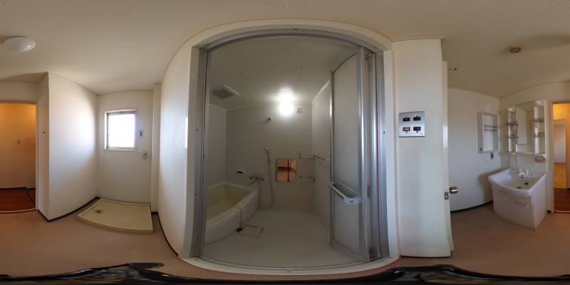 パノラマ画像洗面所