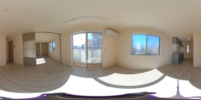 パノラマ画像リビング