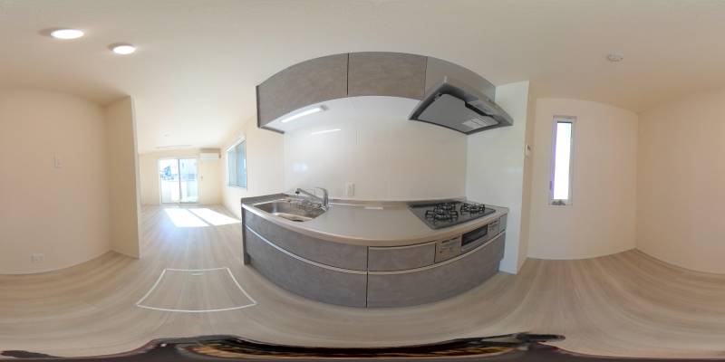 パノラマ画像キッチン
