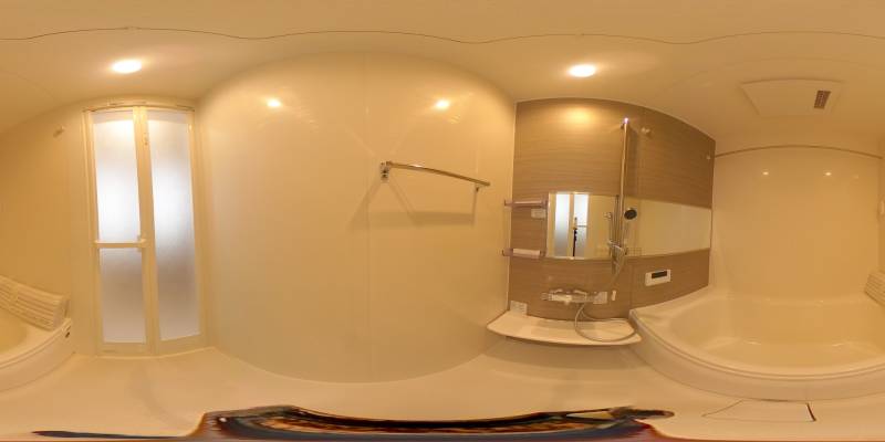 パノラマ画像バスルーム