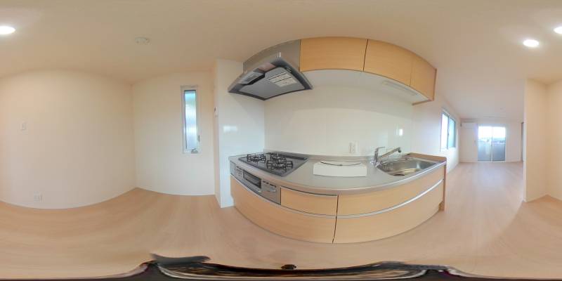 パノラマ画像キッチン