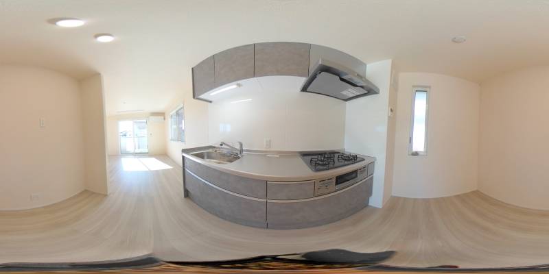 パノラマ画像キッチン