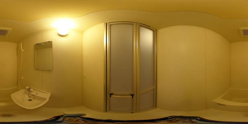 パノラマ画像バスルーム