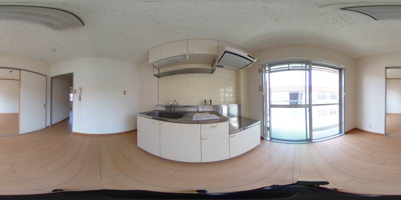 パノラマ画像キッチン