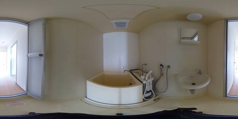 パノラマ画像バスルーム