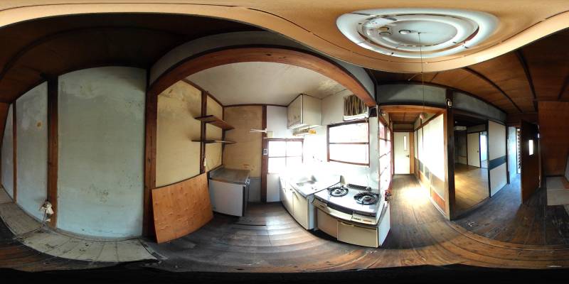 パノラマ画像キッチン