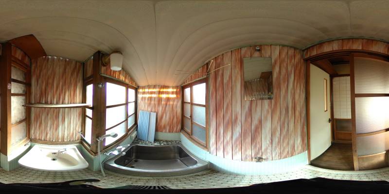 パノラマ画像バスルーム