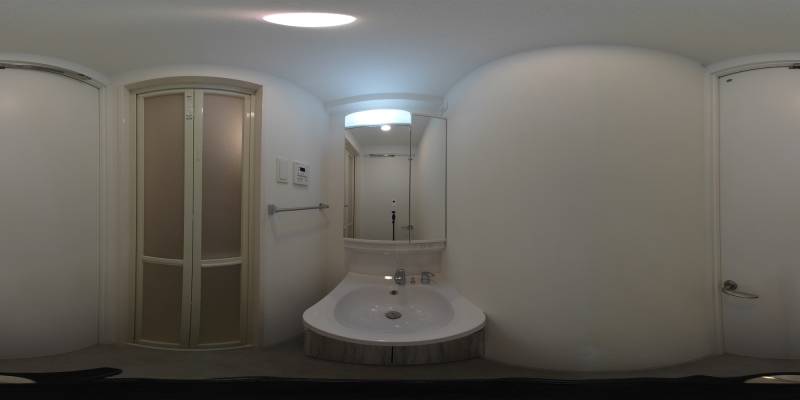 パノラマ画像洗面所