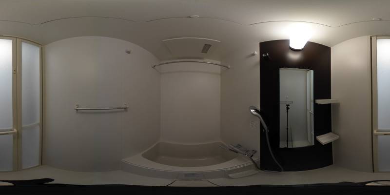 パノラマ画像バスルーム