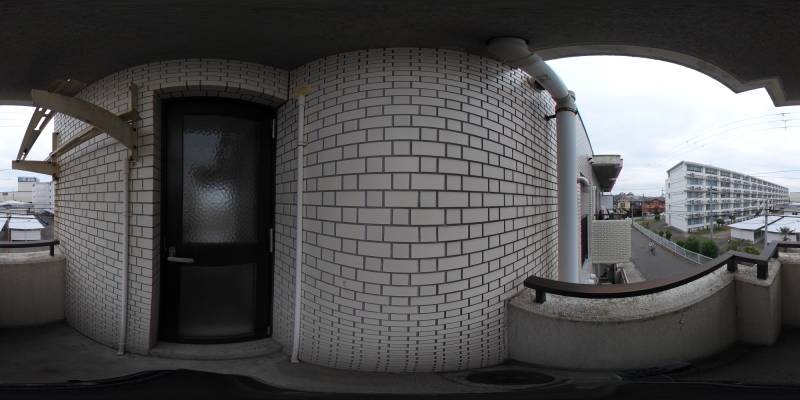 パノラマ画像バルコニー