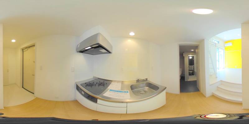 パノラマ画像キッチン