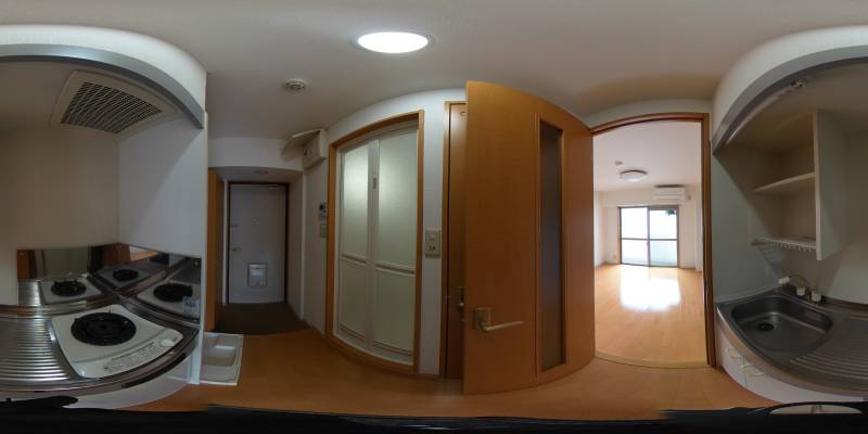 パノラマ画像キッチン