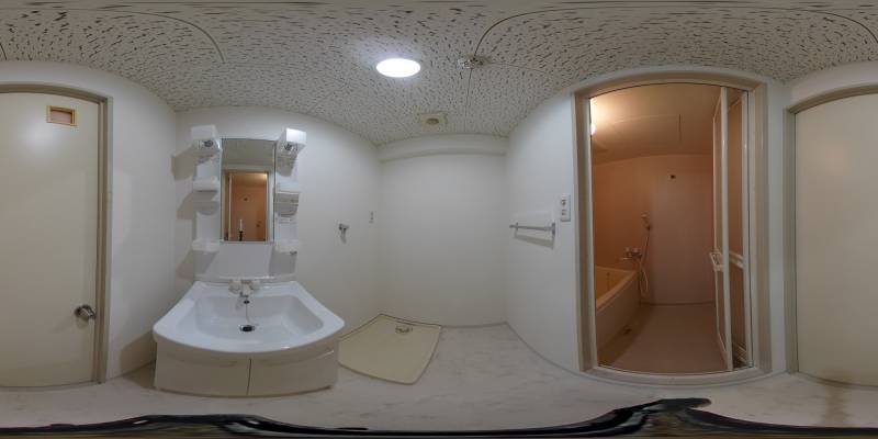 パノラマ画像洗面所