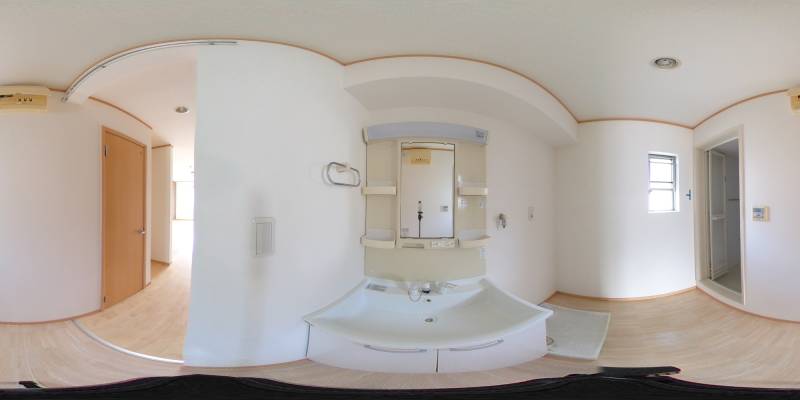 パノラマ画像洗面所