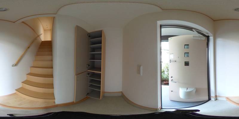 パノラマ画像玄関