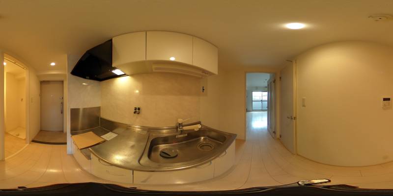 パノラマ画像キッチン